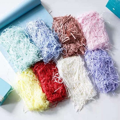 {READY STOCK} 100 Gram Gift Pack Colourful Shredded Paper/Lafite Paper 拉菲草礼物填充物 Cebisan Kertas Hiasan Hantaran